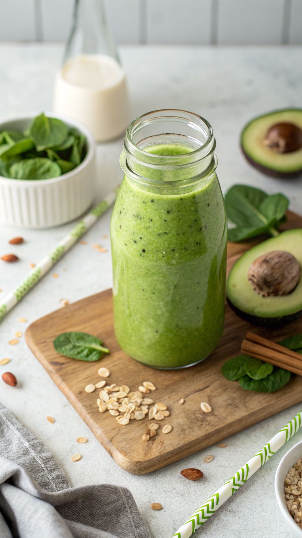 Clean Breakfast Smoothie That Feels Refreshing and Easy - green breakfast smoothie