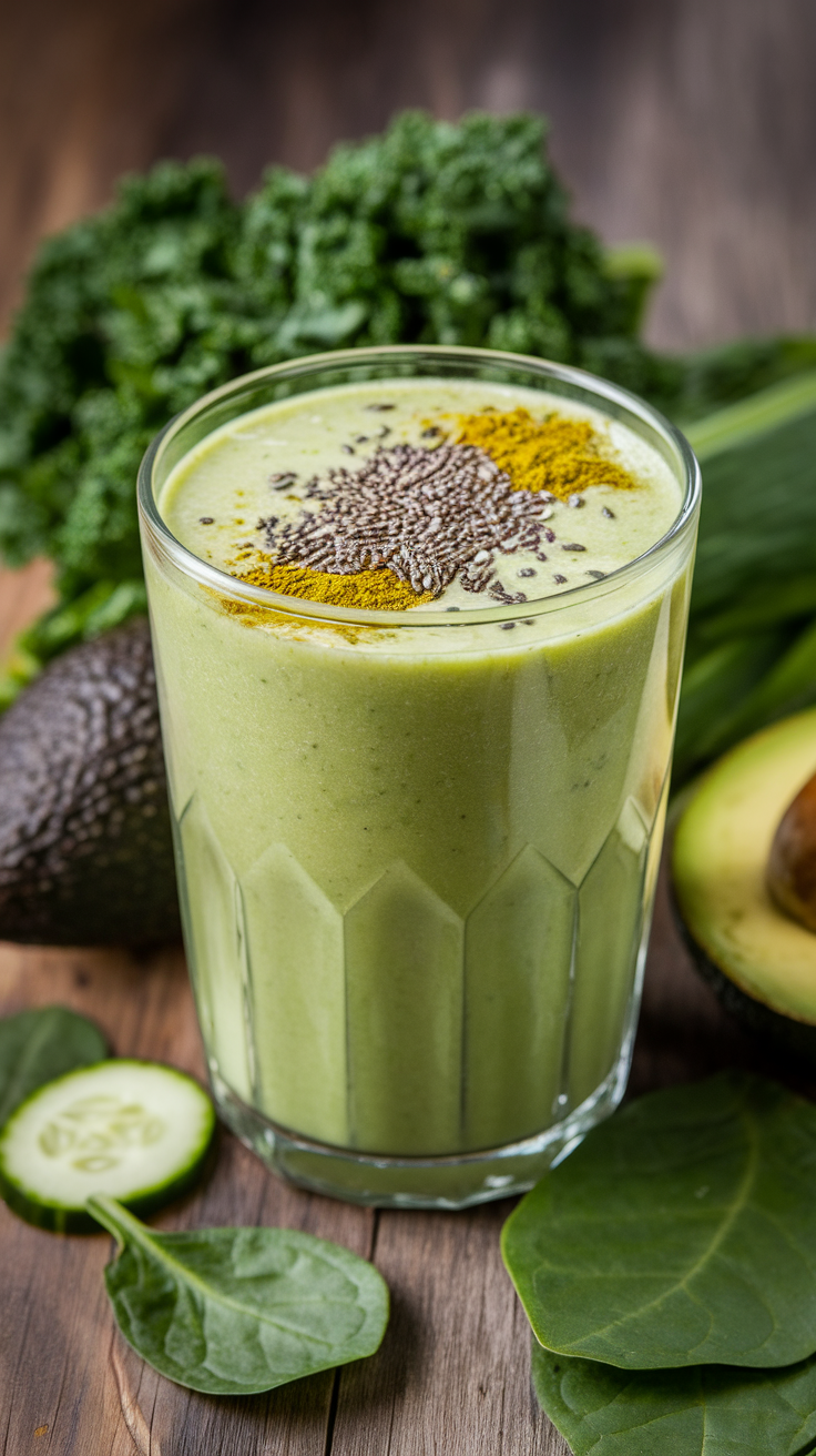 Clean Eating Smoothie That Feels Refreshing, Not Restrictive - smoothie with mint