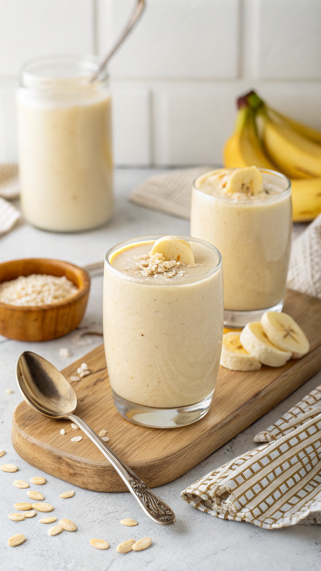 Cottage Cheese Banana Smoothie - Great for Breakfast! - cottage cheese banana smoothie