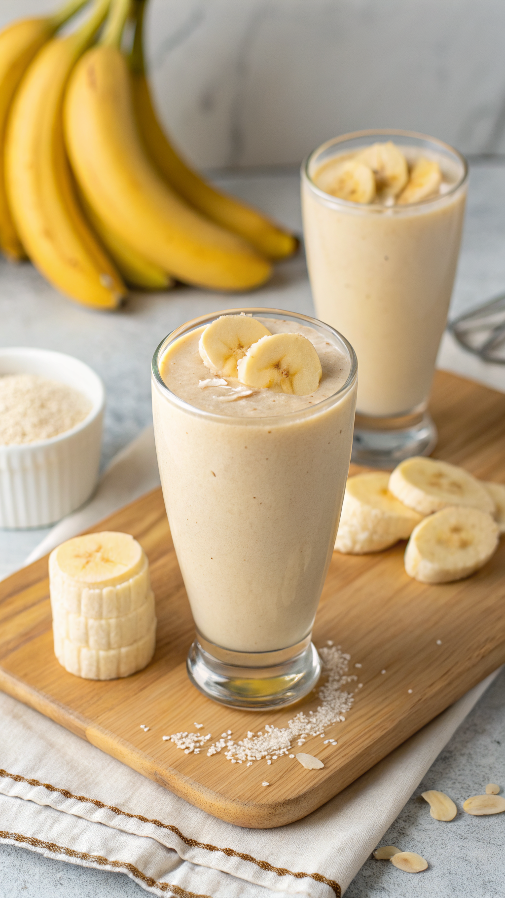 Cottage Cheese Banana Smoothie - Great for Breakfast! - cottage cheese banana smoothie