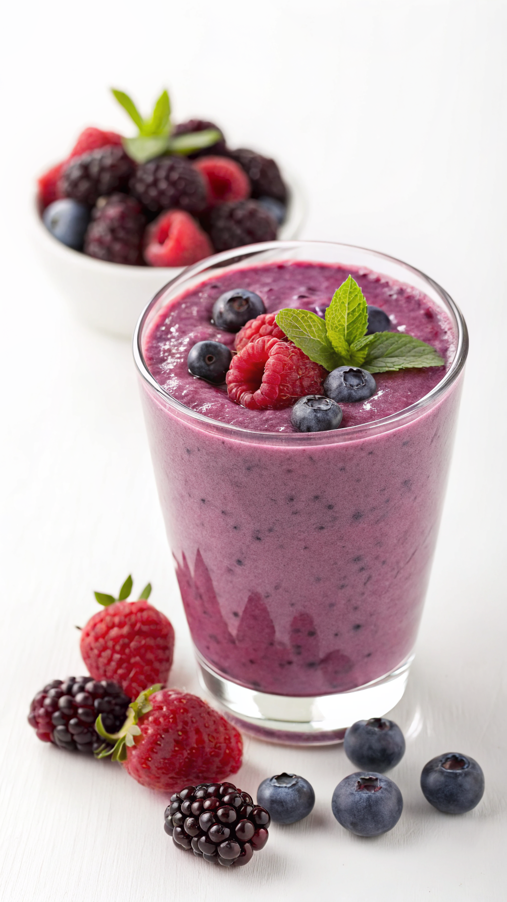 Dairy-free Smoothie Recipe - No Yoghurt, No Milk - berry smoothie blender