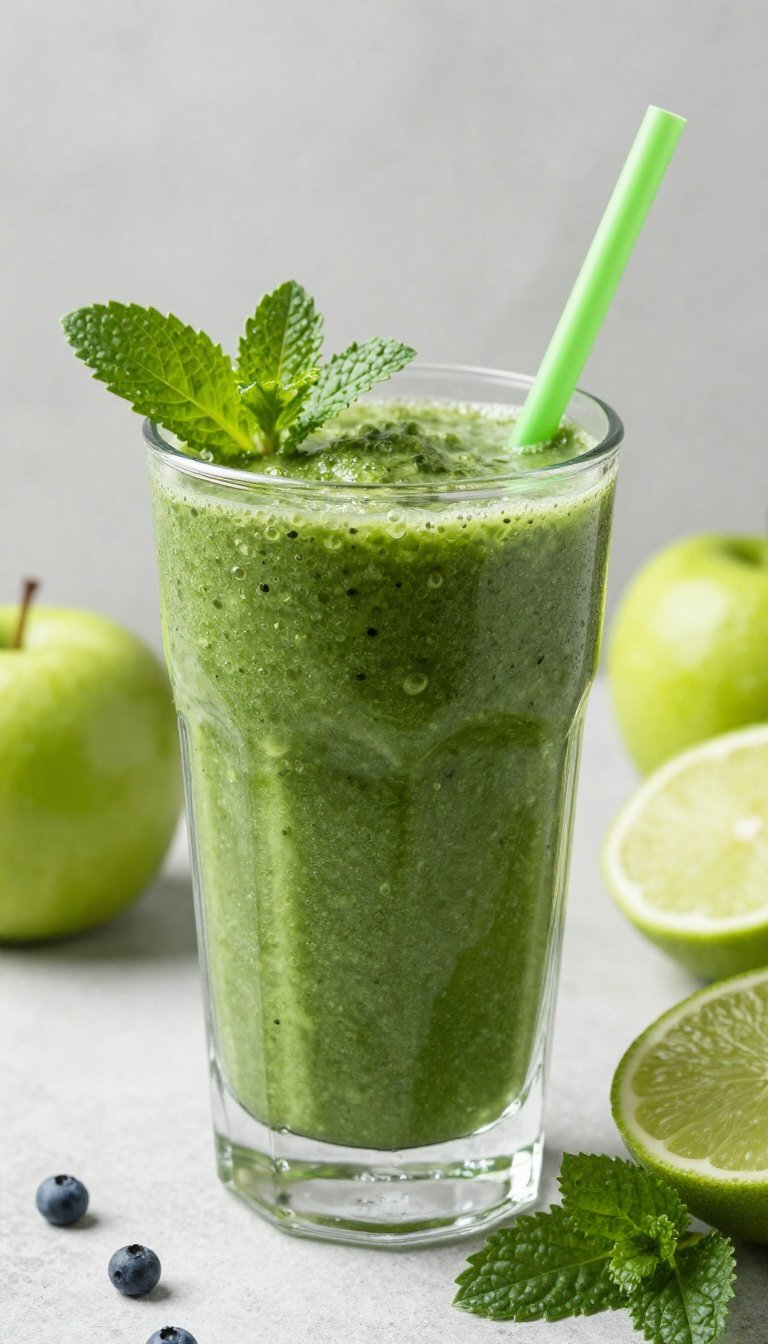 Detox Smoothie That Tastes Better Than the Name Suggests - detox smoothie pouring