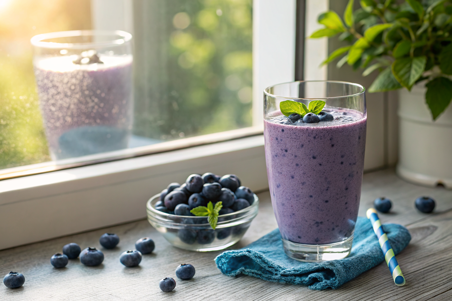 Easy Blueberry Yogurt Breakfast Smoothie That Comes Together Fast - blueberry yogurt smoothie