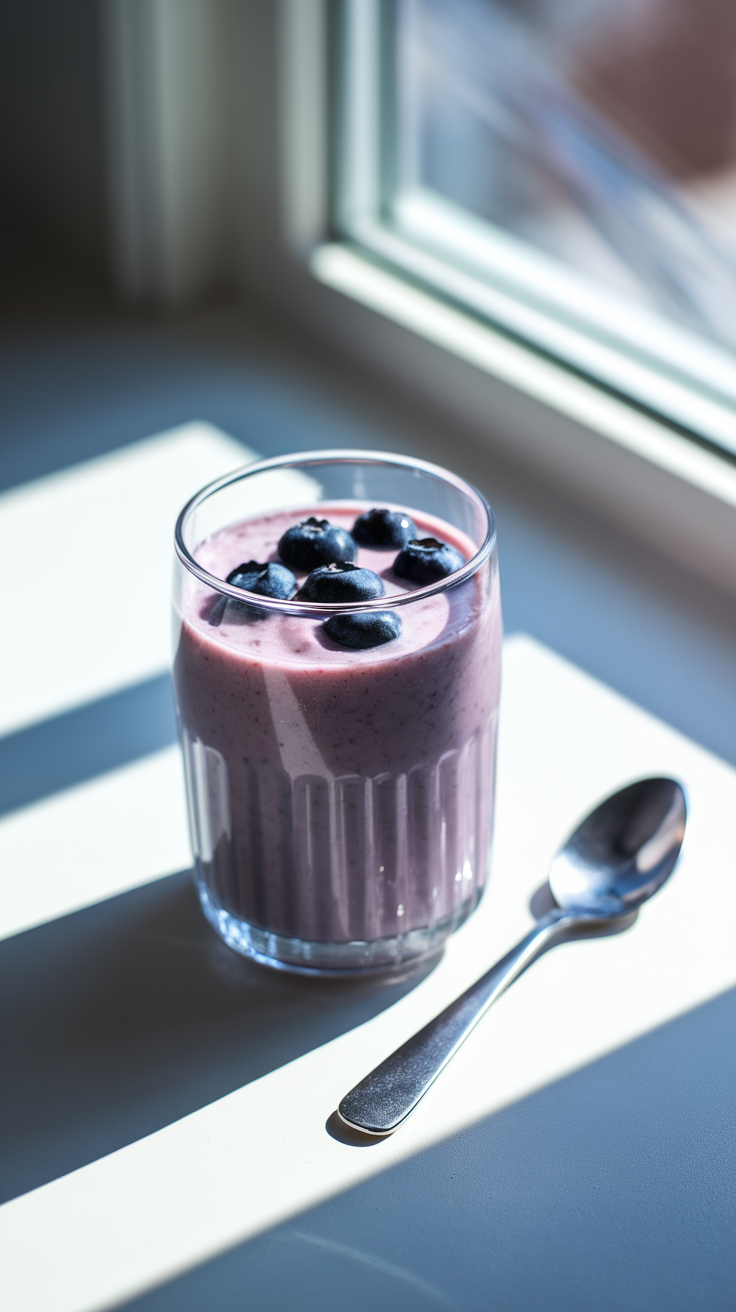 Easy Blueberry Yogurt Breakfast Smoothie That Comes Together Fast - blueberry yogurt smoothie
