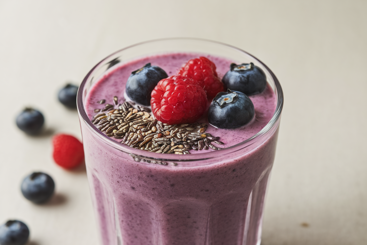 Easy Breakfast Smoothie You Can Make Half Awake - breakfast smoothie glass