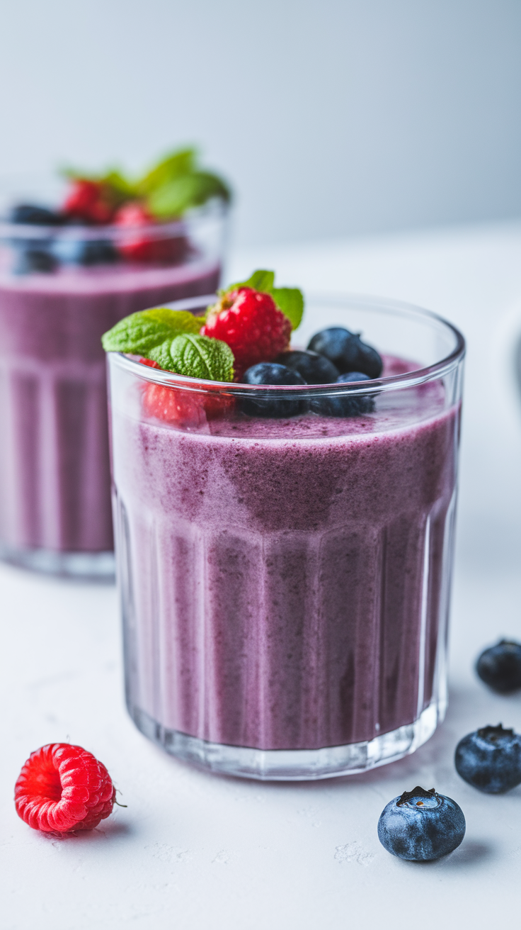 Easy Breakfast Smoothie You Can Make Half Awake - breakfast smoothie glass