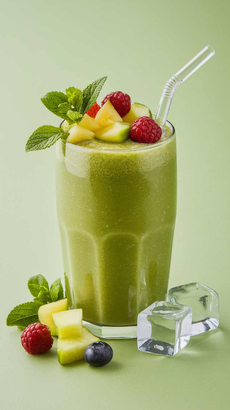 Easy Green Smoothie for a Calm Start to the Day - green smoothie ingredients