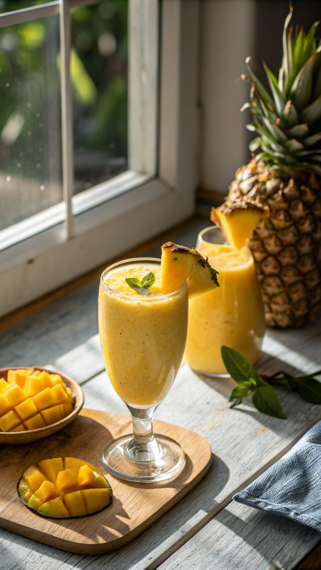 Easy Mango Pineapple Breakfast Smoothie That Tastes Tropical - mango pineapple smoothie