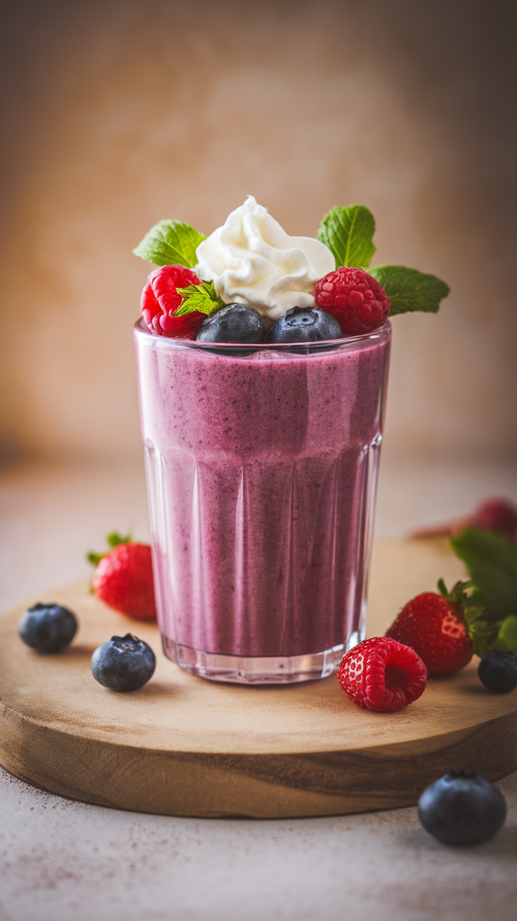 Everyday Smoothie You Will Not Get Tired Of After One Week - berry smoothie glass