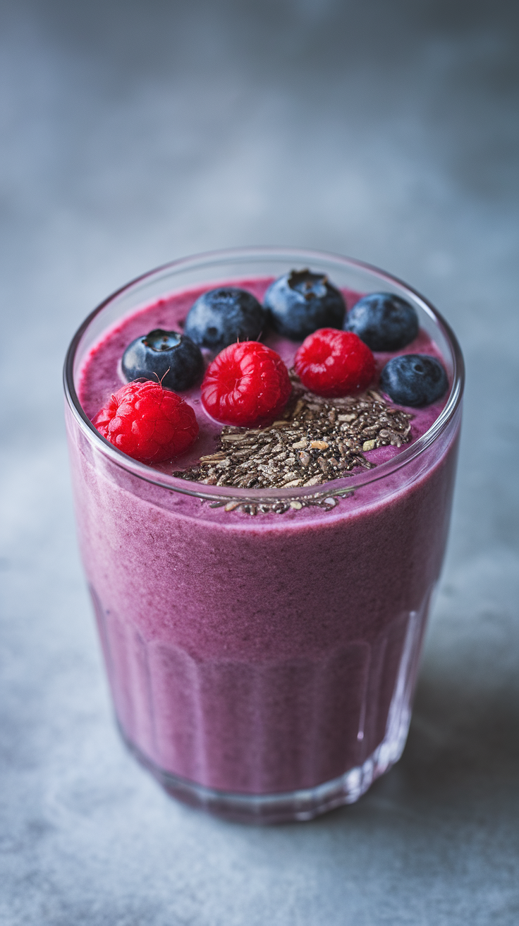 Everyday Smoothie You Will Not Get Tired Of After One Week - berry smoothie glass