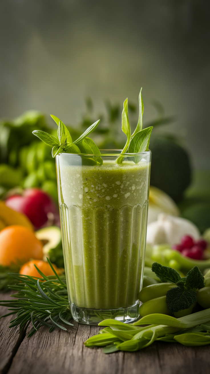 Flat Stomach Smoothie for When You Want To Feel a Bit Lighter - green smoothie ingredients