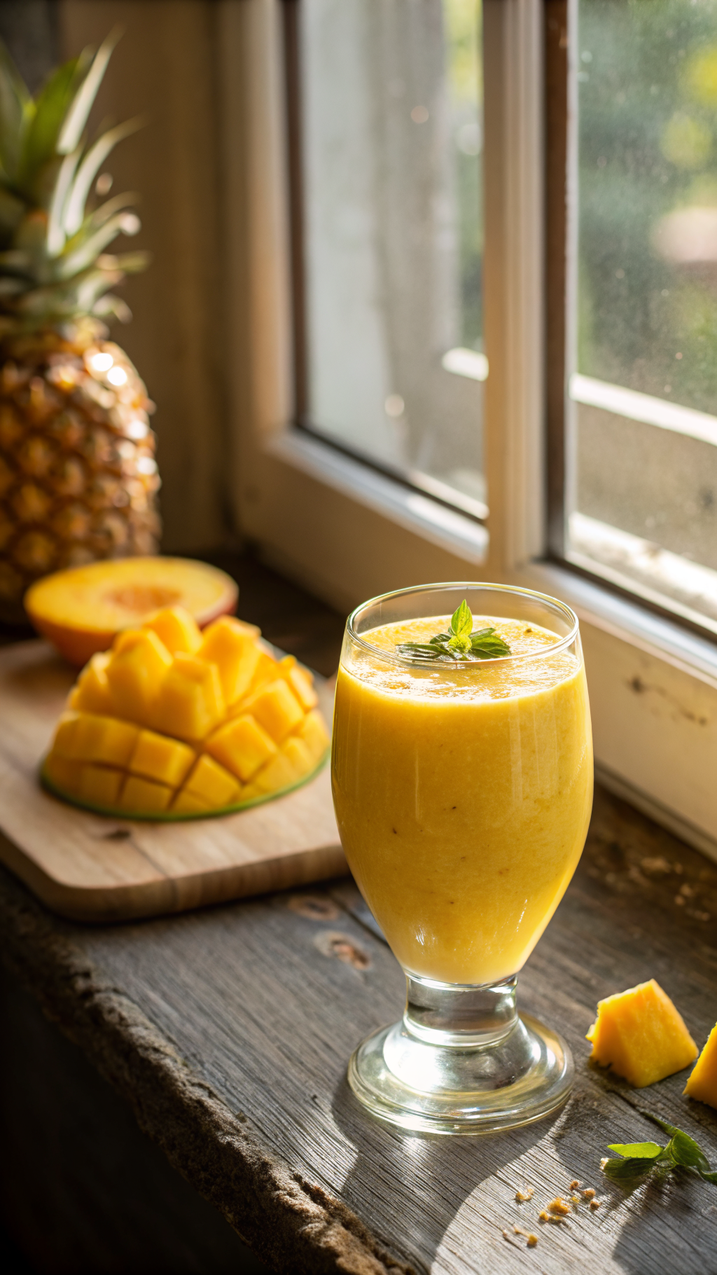 Frozen Mango Pineapple Smoothie Recipe That Tastes Like Pure Summer - mango pineapple smoothie