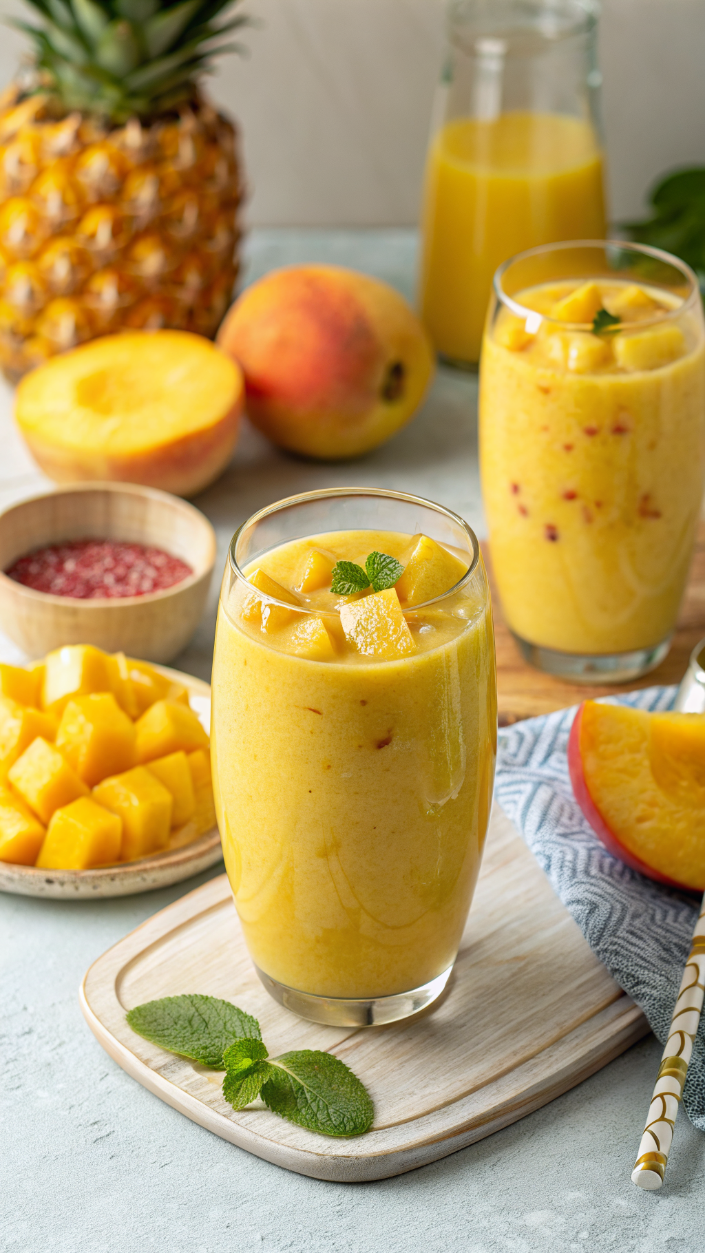 Fruit Packed Smoothie That Feels Naturally Sweet - fruit smoothie glass