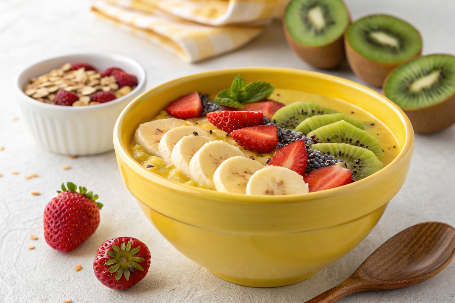 Fruit Smoothie Bowl That Feels Bright and Refreshing - fruit smoothie bowl