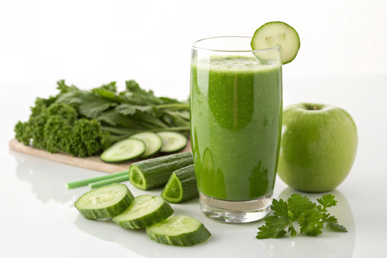 Green Juice for Bloating When You Want to Feel Lighter Fast - green juice glass