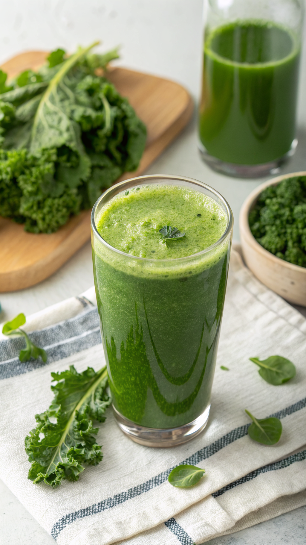 Green Juice for Digestion That’s Fresh, Crisp, and Easy to Love - green juice pouring