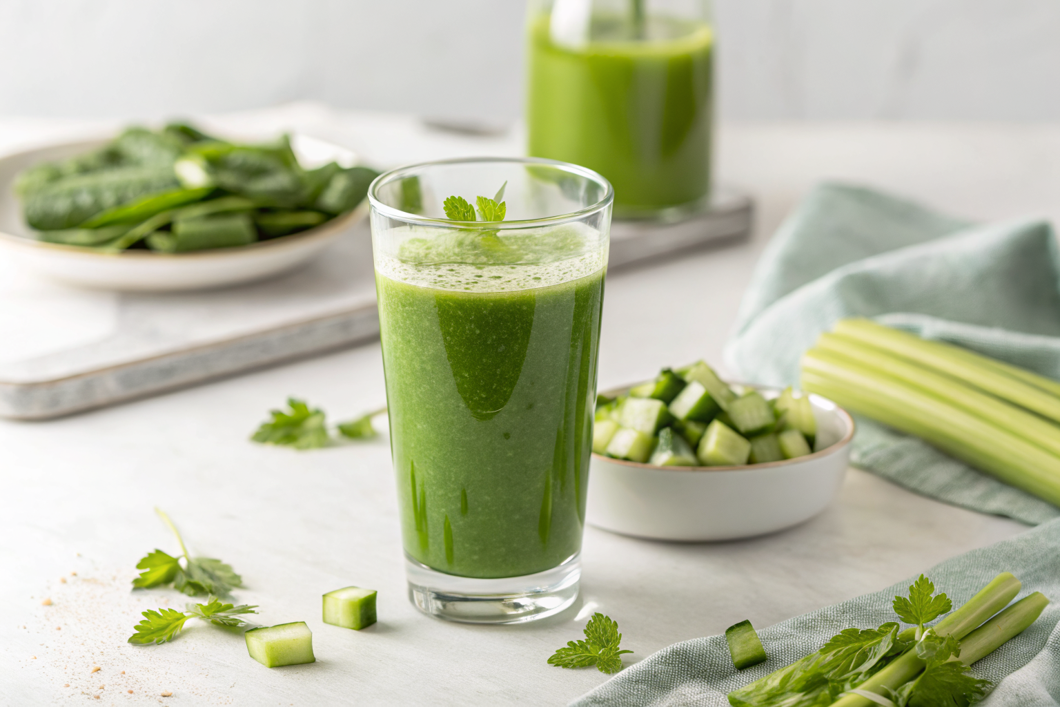 Green Juice for Gut Health That Feels Clean and Simple - green juice glass