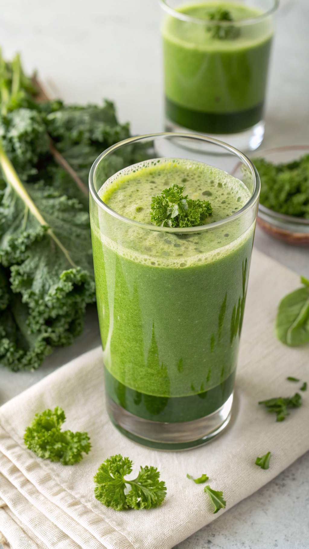 Green Juice for Gut Health That Feels Clean and Simple - green juice pour