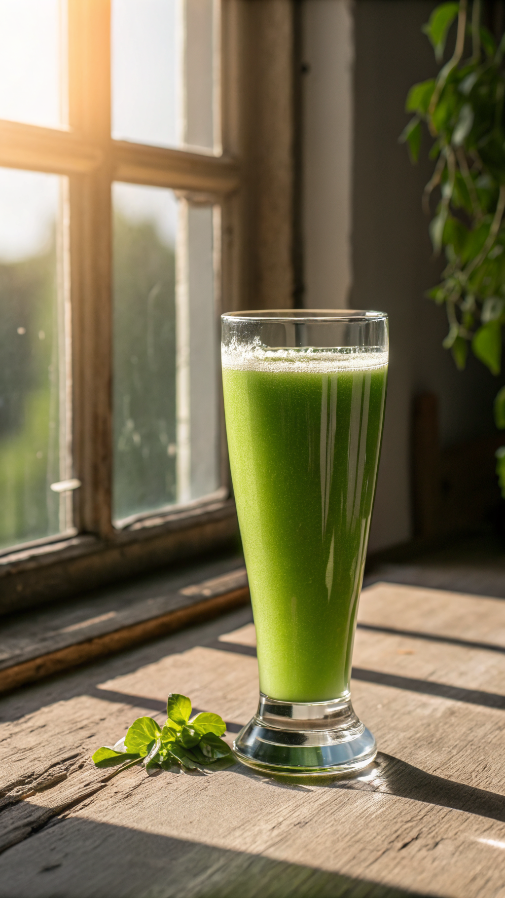 Green Juice Recipe for Beginners Who Don’t Want Anything Too Intense - green juice pouring