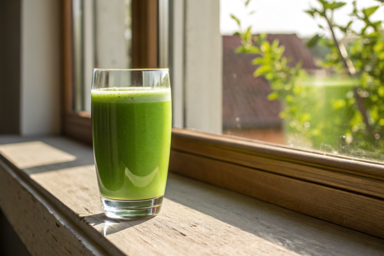 Green Juice That Tastes Good and Doesn’t Feel Like a Chore - green juice glass