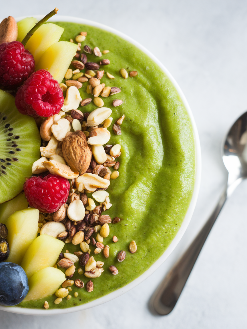 Green Smoothie Bowl Recipe for a Fresh Start That Still Feels Fun - green smoothie bowl