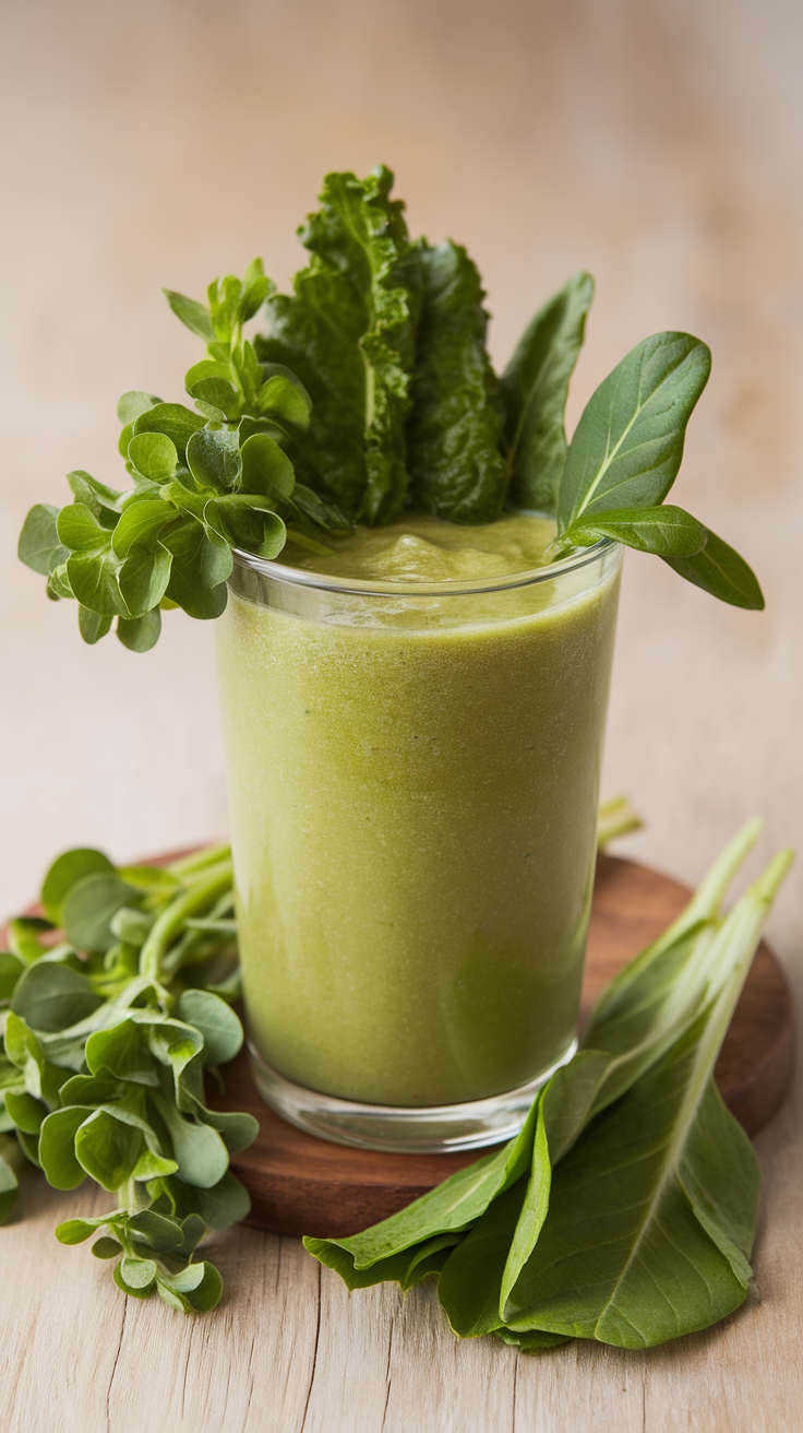Green Smoothie for Beginners Who Do Not Want It To Taste Too Green - green smoothie glass