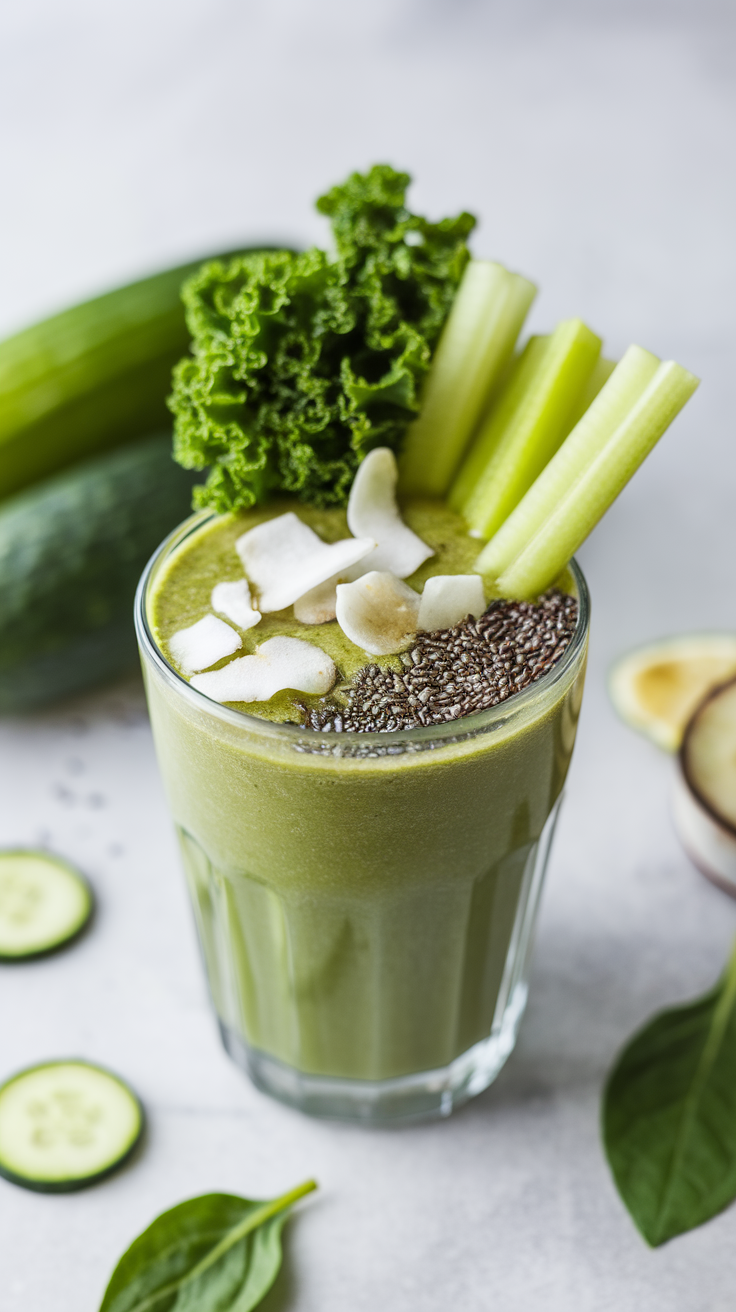 Green Smoothie That Tastes Good Without a Bunch of Weird Ingredients - green smoothie glass