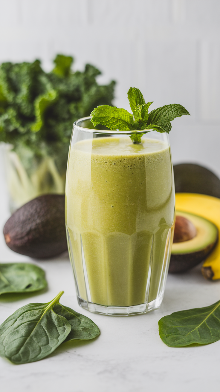 Green Smoothie That Tastes Good Without a Bunch of Weird Ingredients - green smoothie glass