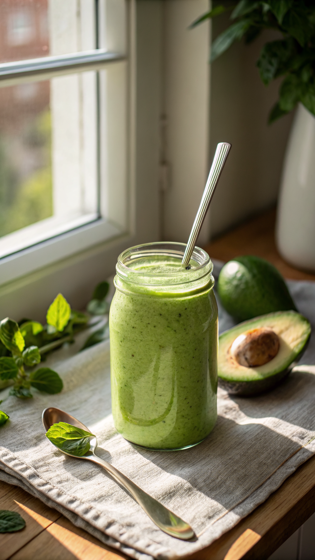 Healthy Avocado Breakfast Smoothie for a Creamy, Filling Start - avocado breakfast smoothie