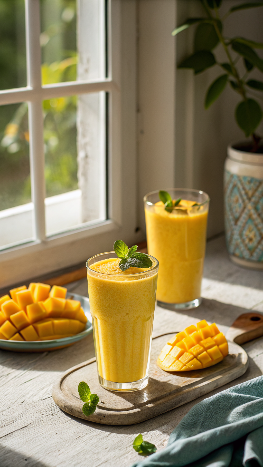 Healthy Mango Breakfast Smoothie for a Bright, Easy Morning - mango breakfast smoothie