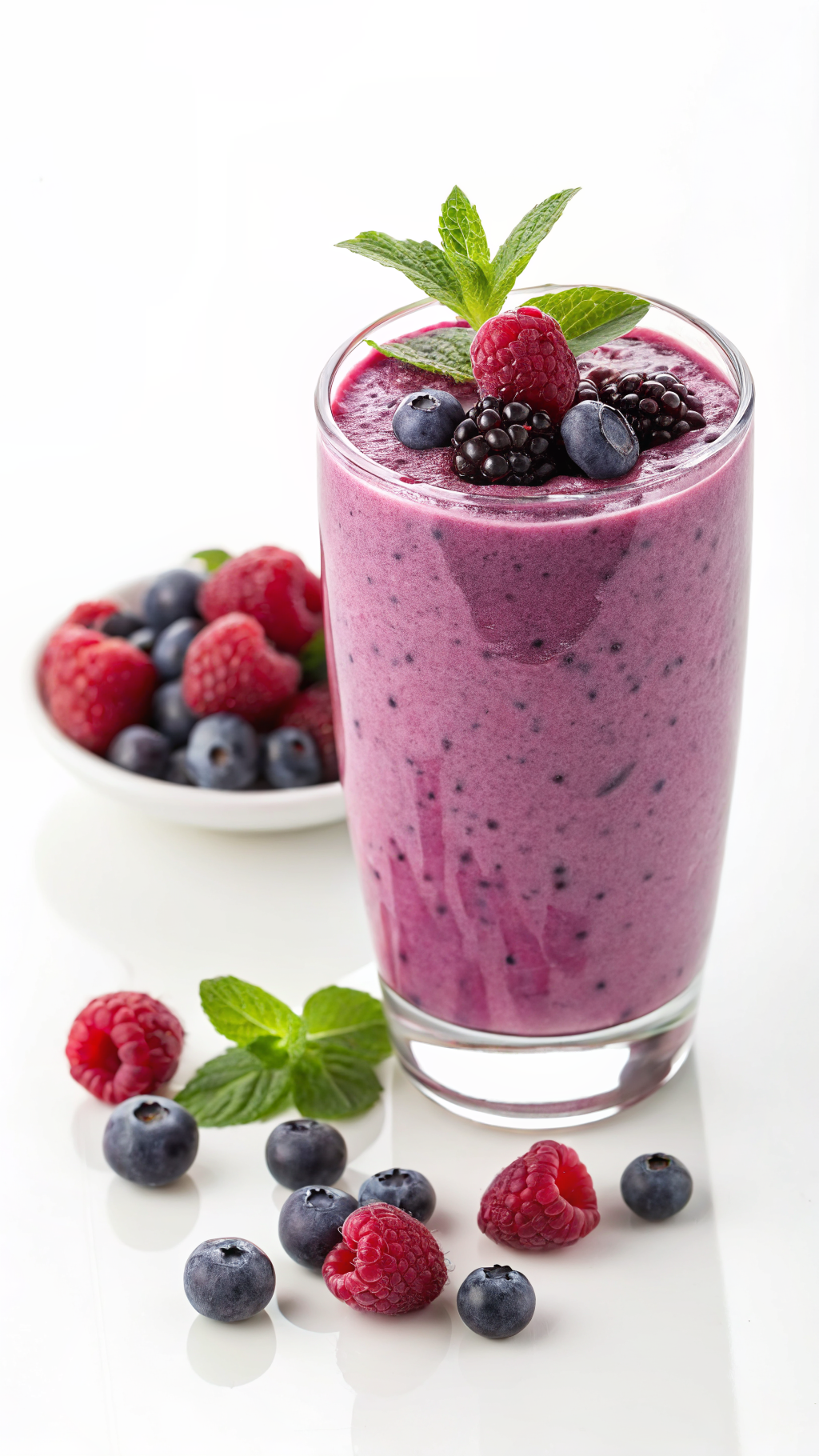 Healthy Smoothie Recipe That Feels Effortless to Make - berry smoothie glass
