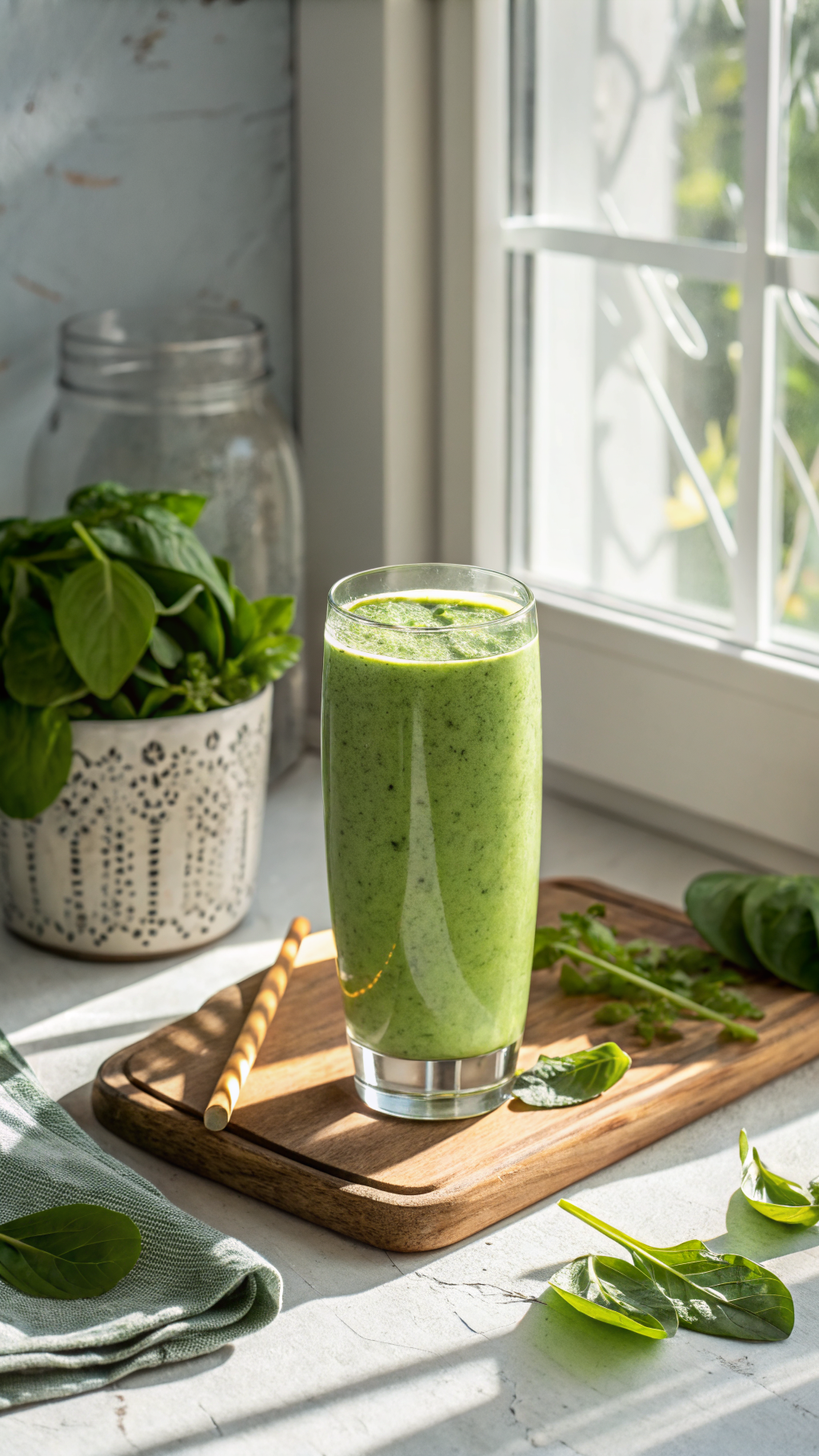 Healthy Spinach Breakfast Smoothie That Doesn’t Taste Too Green - spinach breakfast smoothie