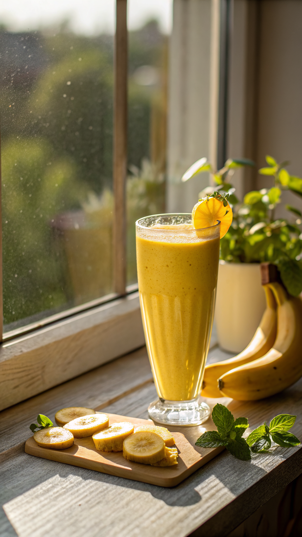 High Protein Banana Smoothie Recipe for a Simple Filling Breakfast - banana smoothie ingredients