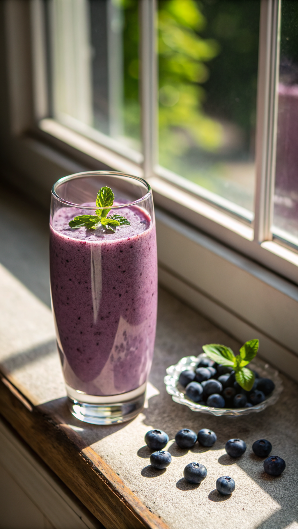 High Protein Blueberry Smoothie Recipe That Tastes Like a Café Order - blueberry smoothie blender