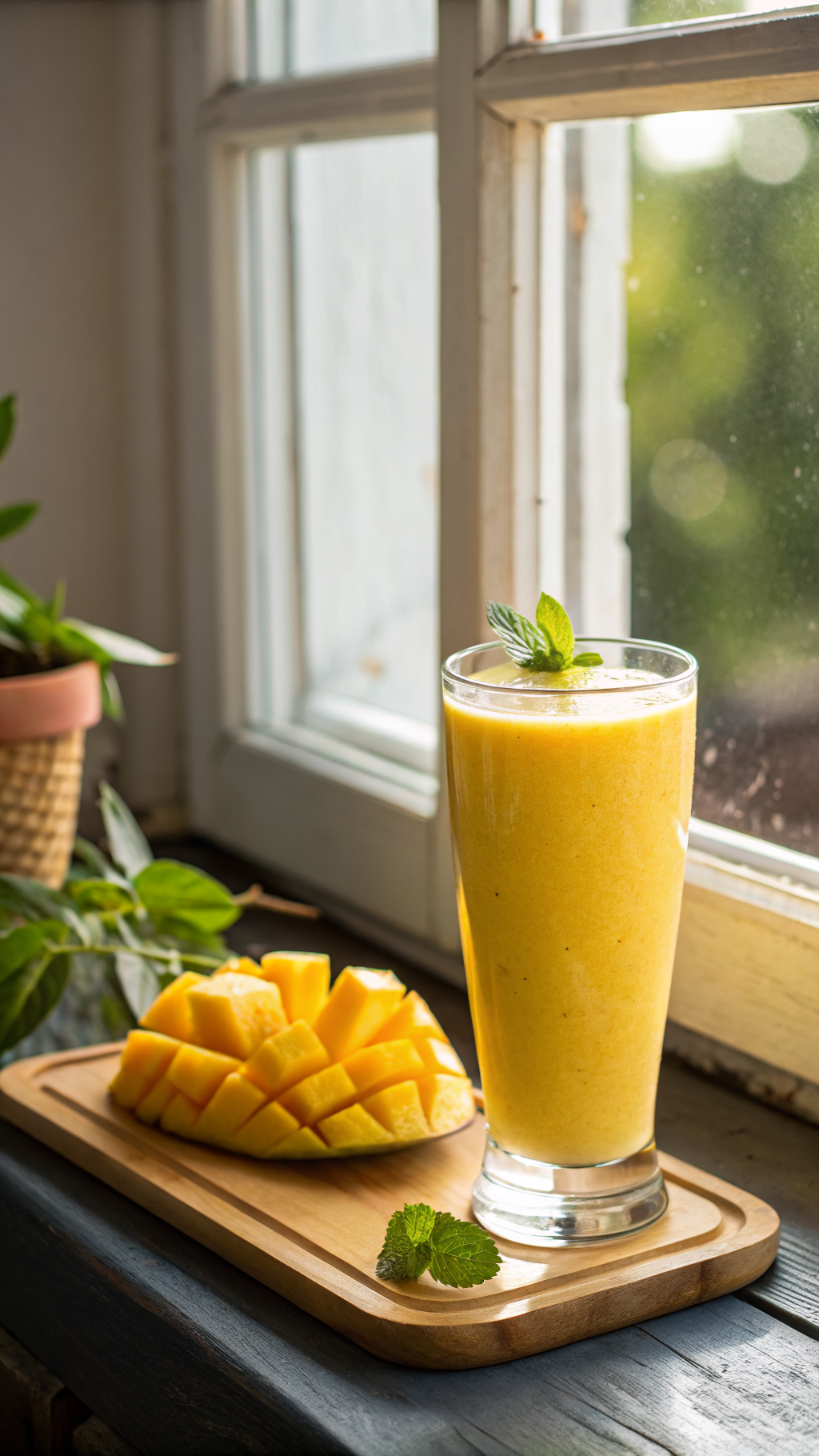 High Protein Mango Smoothie Recipe for a Creamy Tropical Boost - mango smoothie ingredients