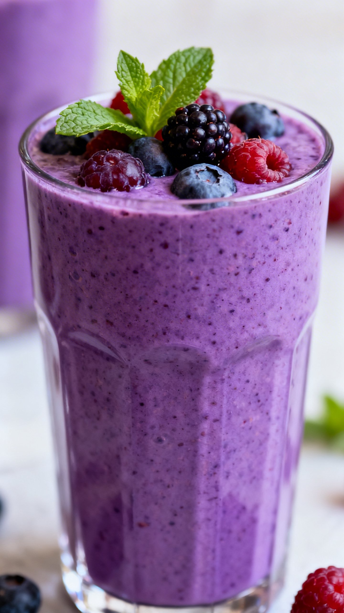 High Protein Smoothie for Busy Mornings That Actually Keeps You Full - high protein smoothie glass