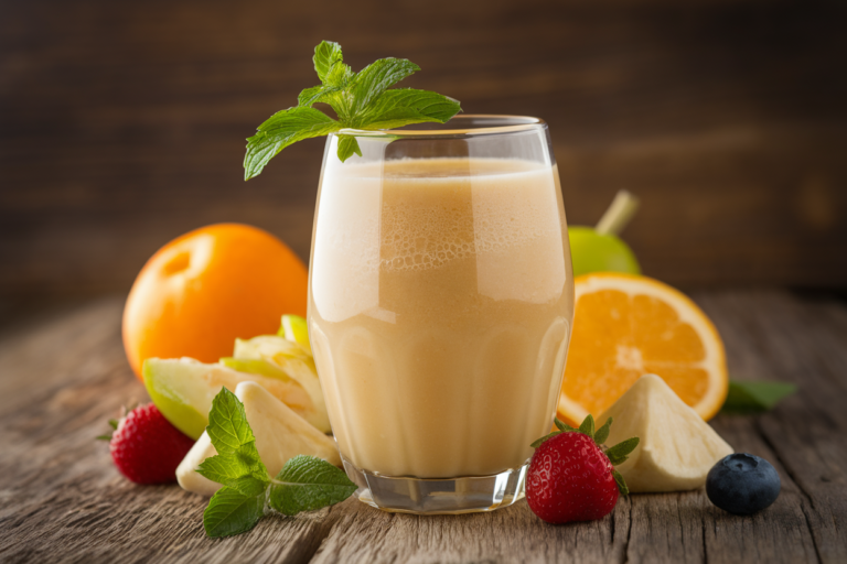 Honey Smoothie That Brings Just Enough Sweetness - honey smoothie glass