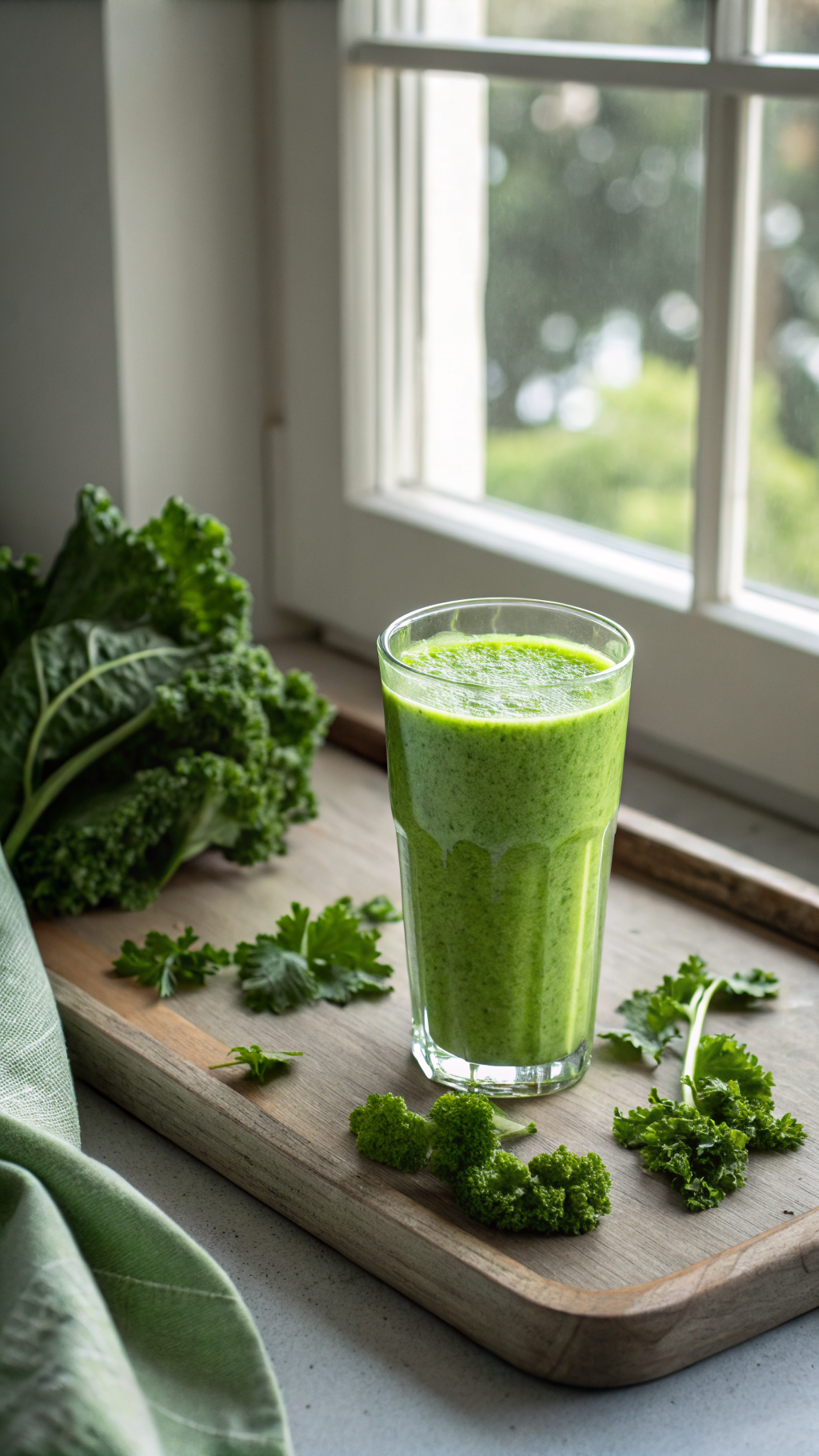 Kale Smoothie Recipe for Beginners That’s Easier Than You Think - kale smoothie in blender