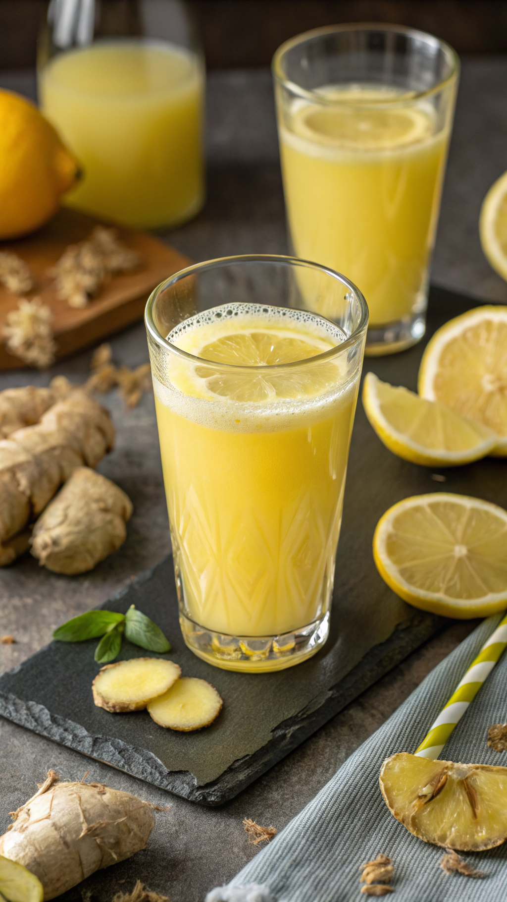 Lemon Ginger Juice Recipe for a Sharp, Zingy Wellness Boost - lemon ginger juice preparation