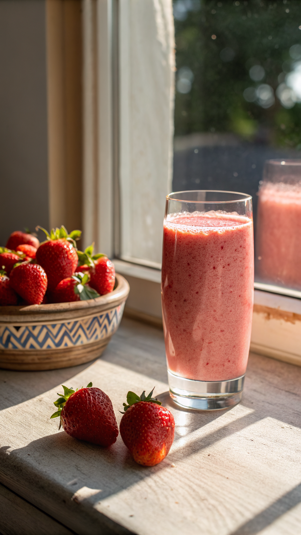 Low Sugar Strawberry Smoothie Recipe That Still Tastes Sweet - strawberry smoothie ingredients