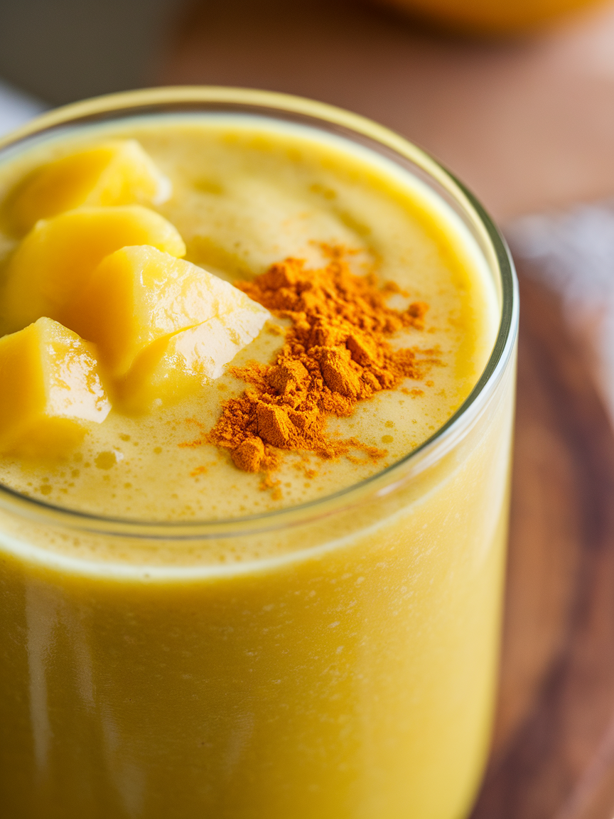 Mango Smoothie Without Yogurt That’s Still Super Creamy - mango smoothie glass