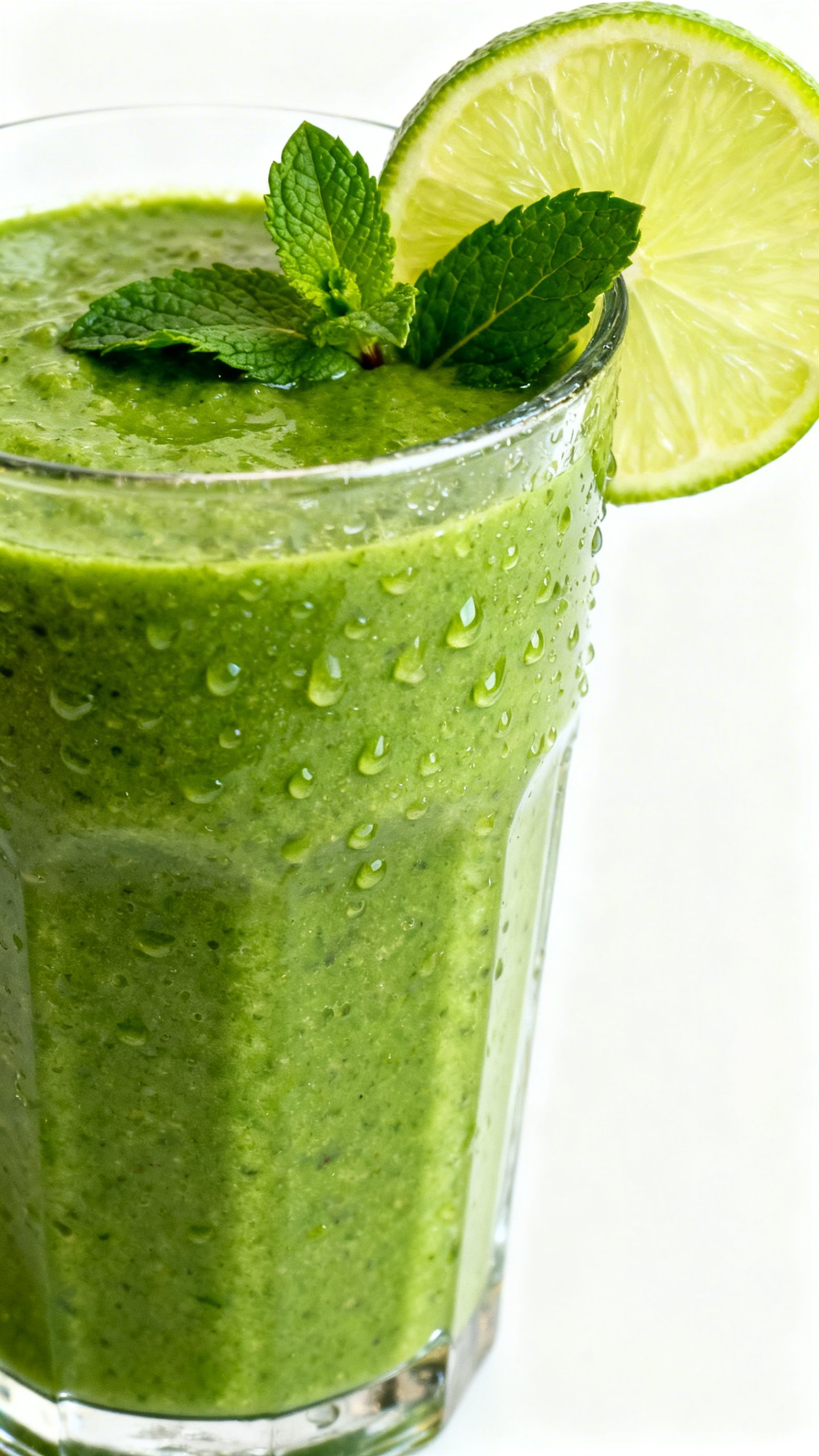 Morning Detox Smoothie for a Fresh Start That Is Actually Pleasant - smoothie glass