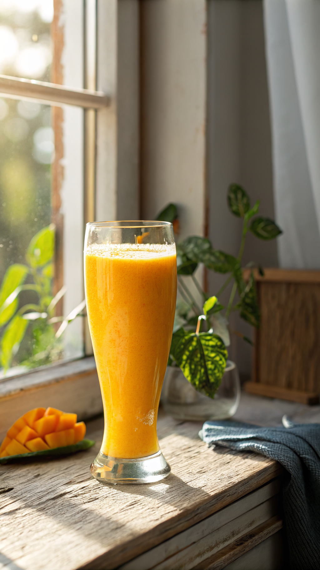 Orange Smoothie Recipe for a Bright and Refreshing Twist - orange smoothie glass