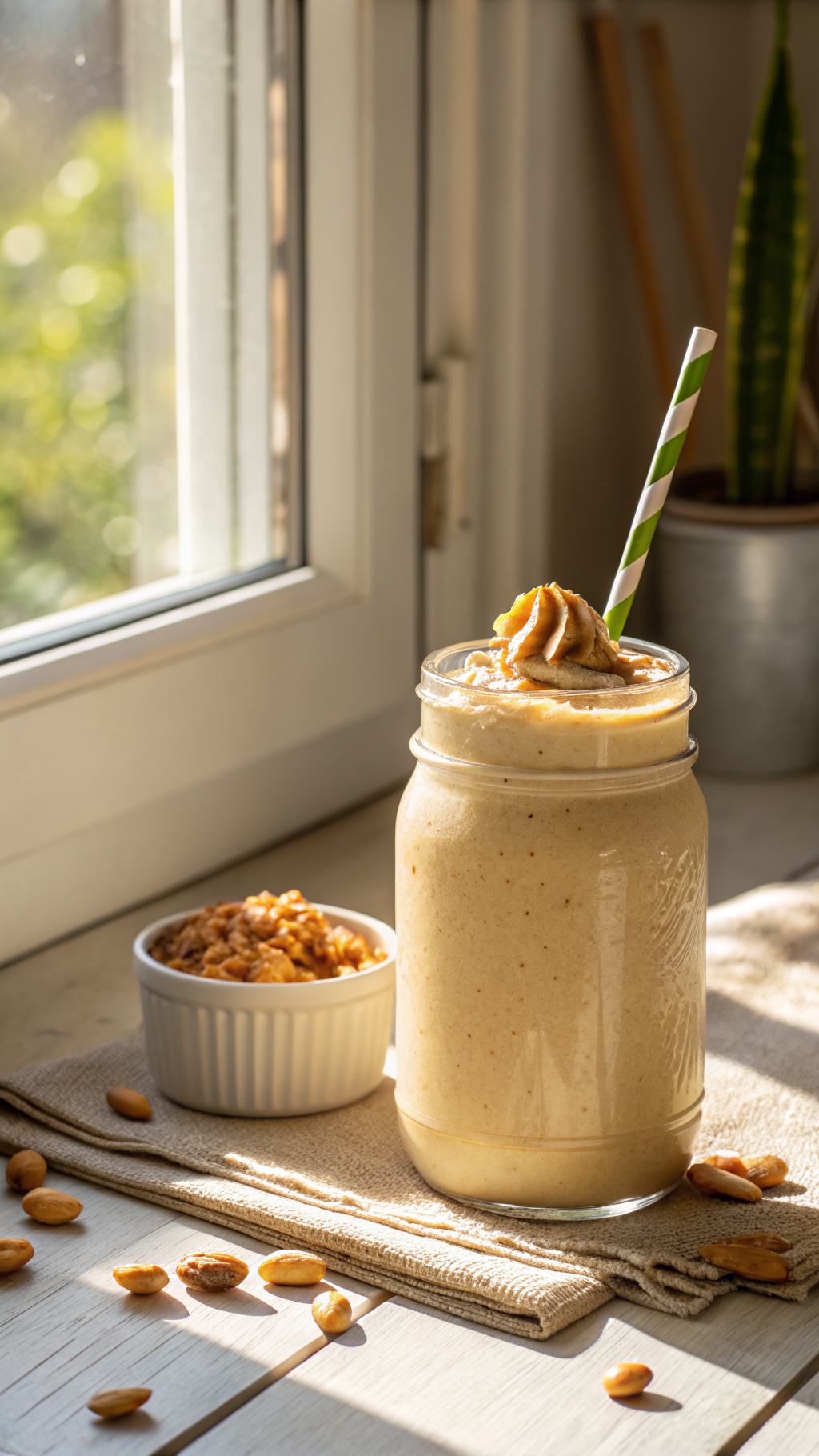 Peanut Butter Protein Smoothie That Tastes Rich and Satisfying - peanut butter protein smoothie
