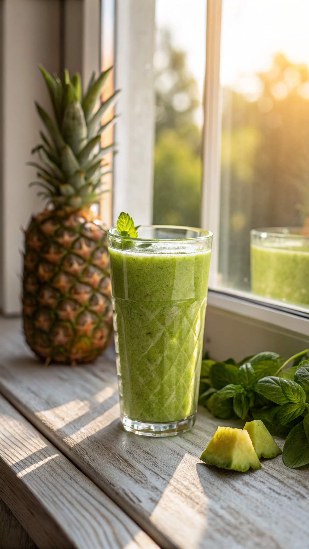 Pineapple Green Smoothie Recipe That Tastes Fresh and Sweet - pineapple green smoothie