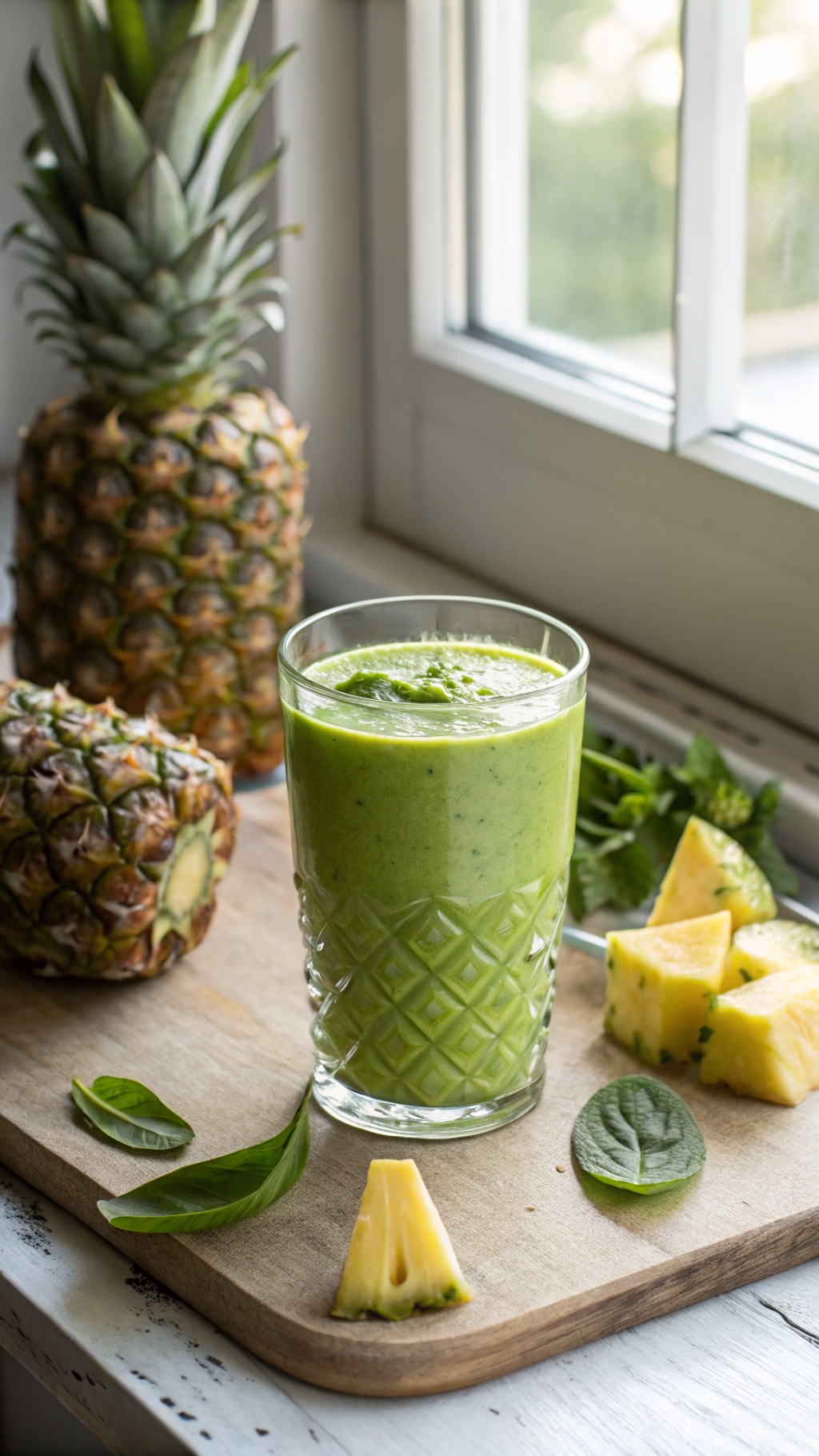 Pineapple Green Smoothie Recipe That Tastes Fresh and Sweet - pineapple green smoothie