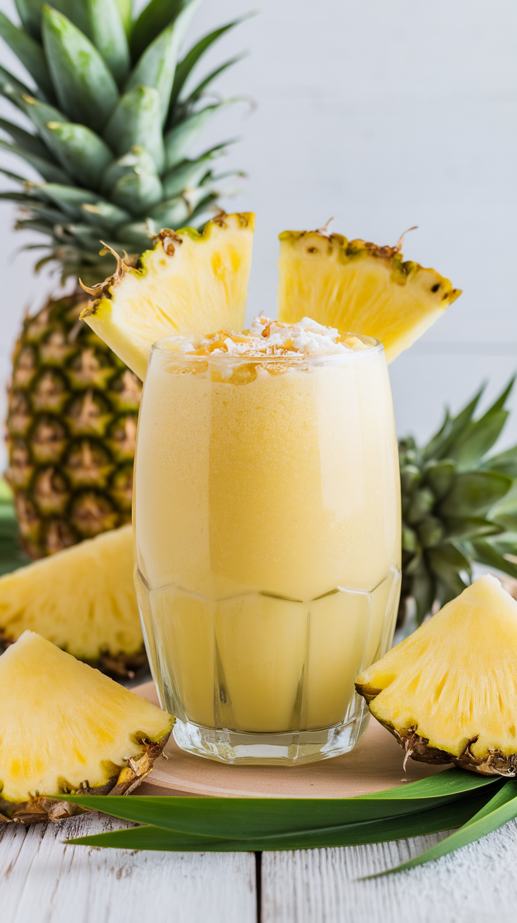 Pineapple Smoothie That Feels Like a Mini Vacation - pineapple smoothie with mango