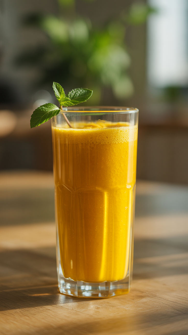Potent Anti-Inflammatory Turmeric Smoothie - turmeric smoothie ingredients