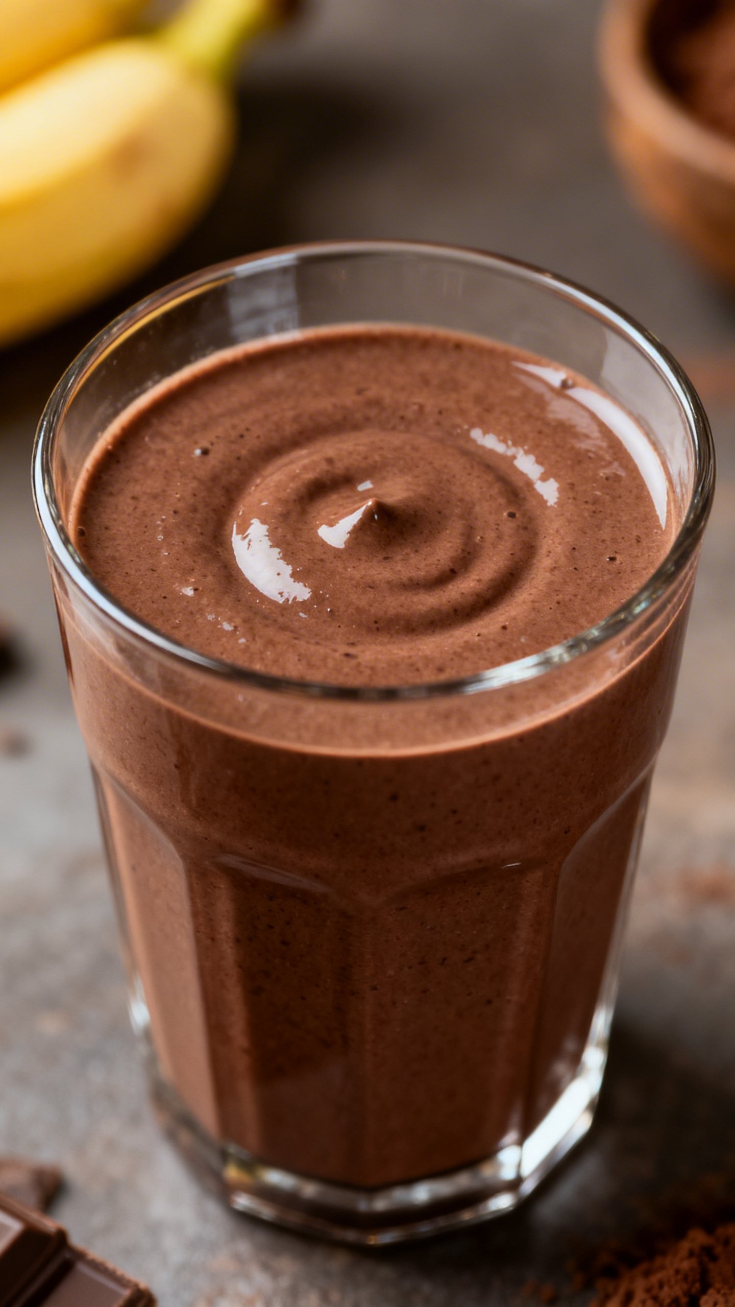 Protein Smoothie After Workout That Does Not Taste Chalky - chocolate banana smoothie