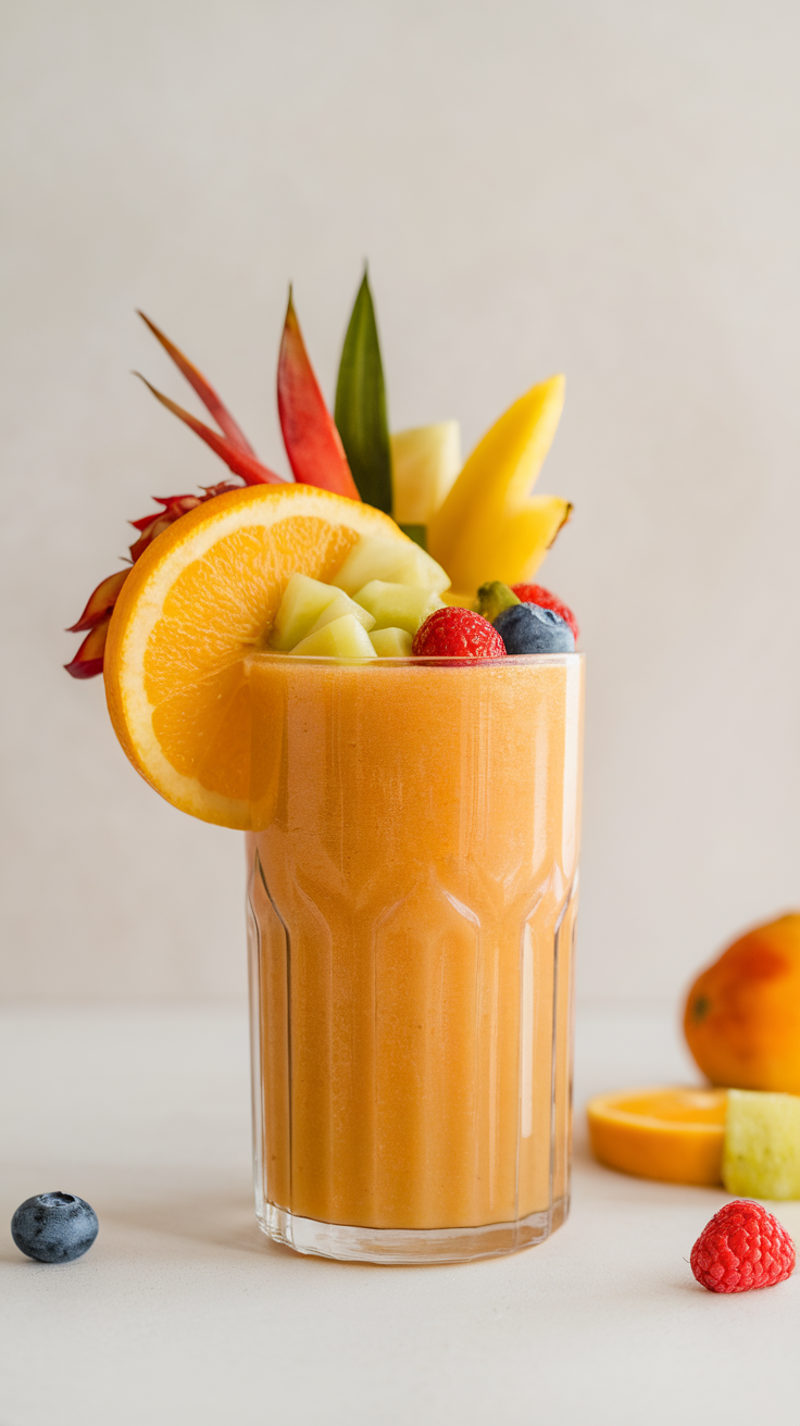 Refreshing Fruit Smoothie That Actually Hits the Spot - fruit smoothie blender